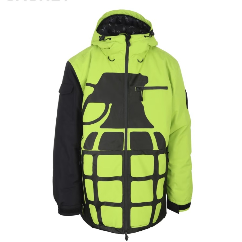 Grenade Solid Positive Negative Snowboard Jacket Size L